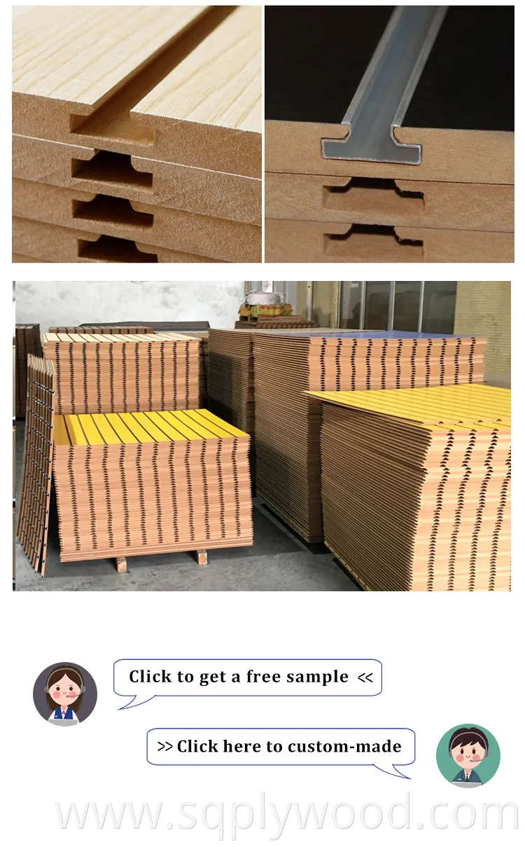 4 8 FT Melamine Face 7 5 Slot MDF Board Store Wall Decoration Slatwall Display MDF